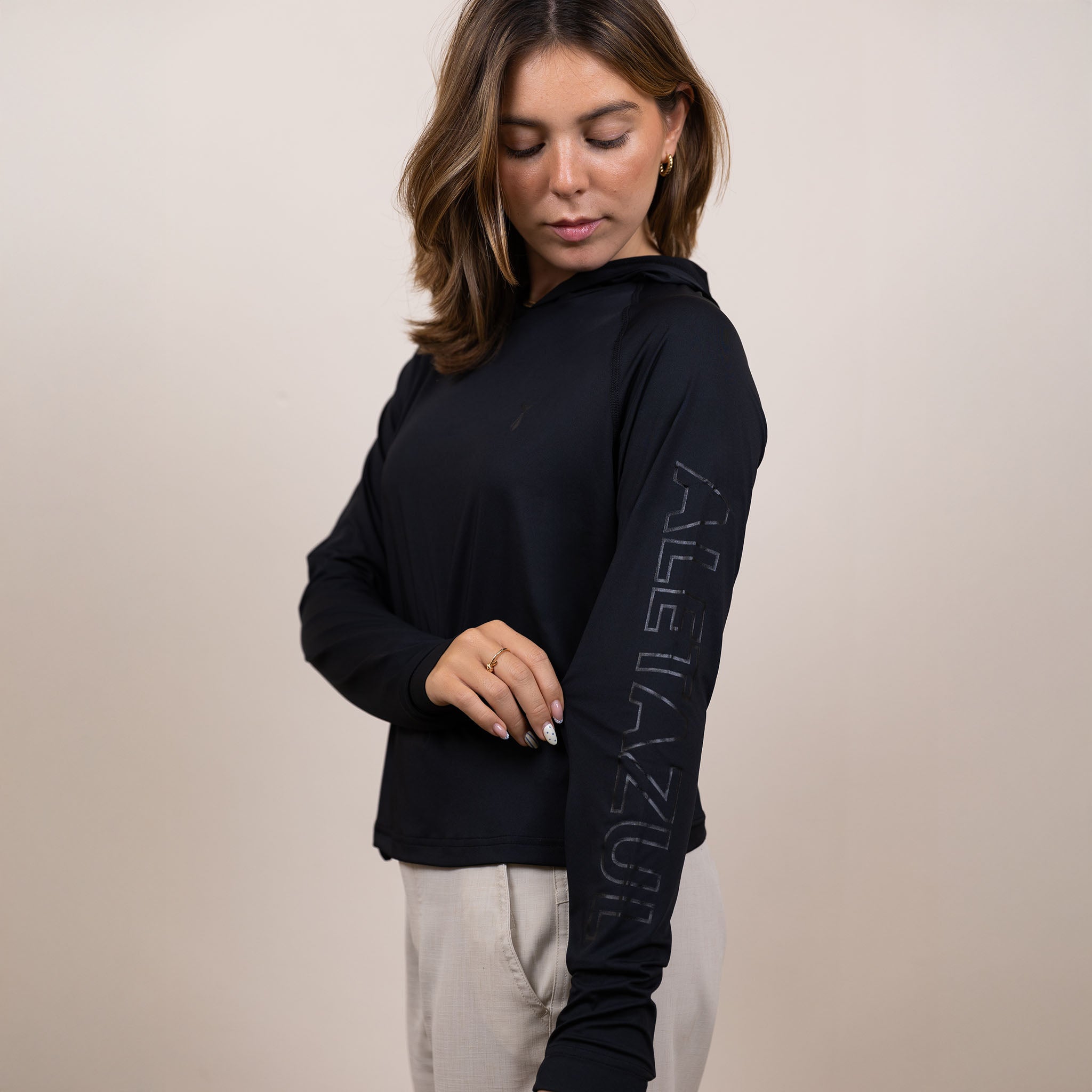 Cropped Hooded Sunshirt