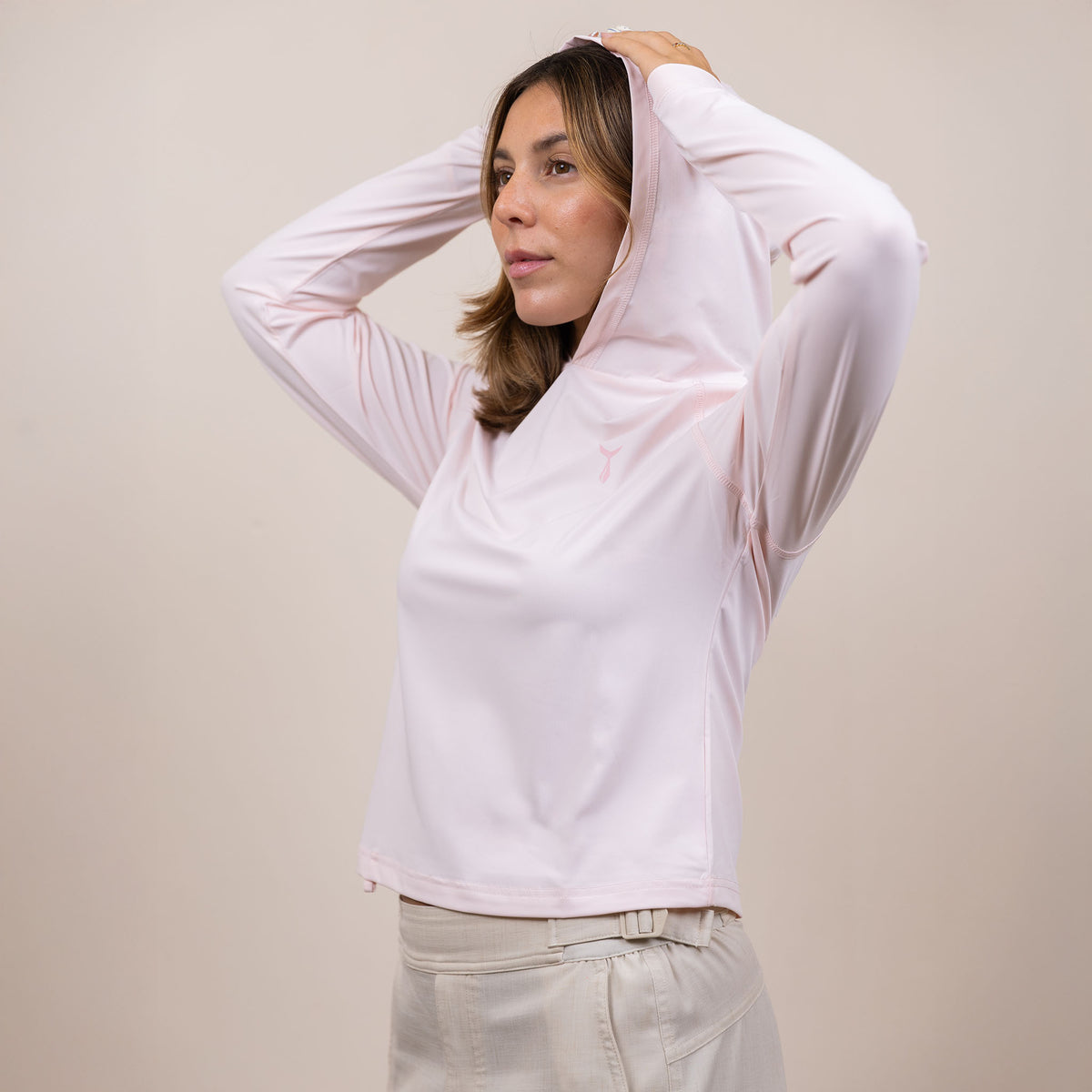 Cropped Hooded Sunshirt