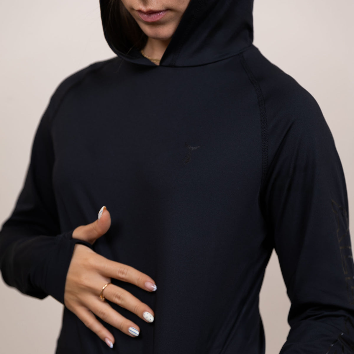 Cropped Hooded Sunshirt