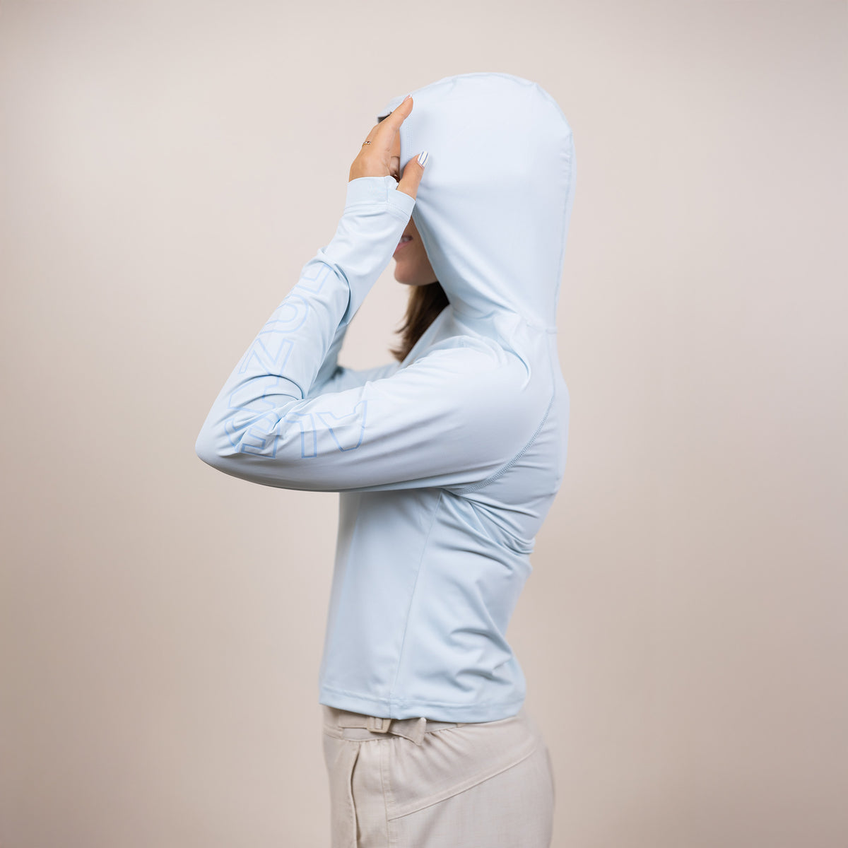Cropped Hooded Sunshirt