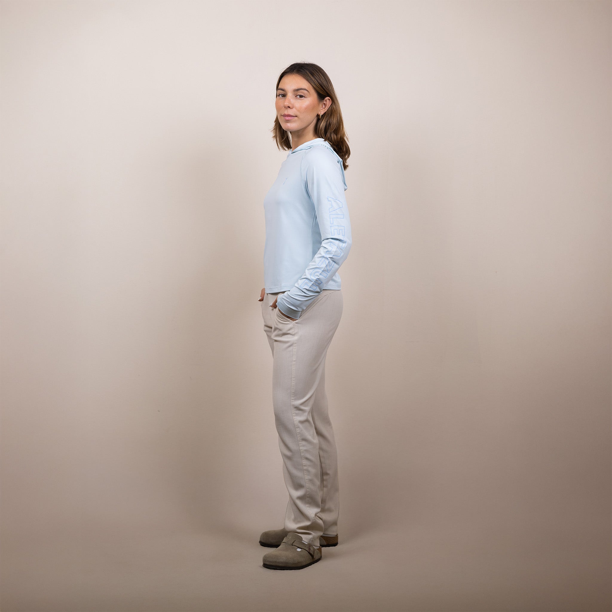 Cropped Hooded Sunshirt