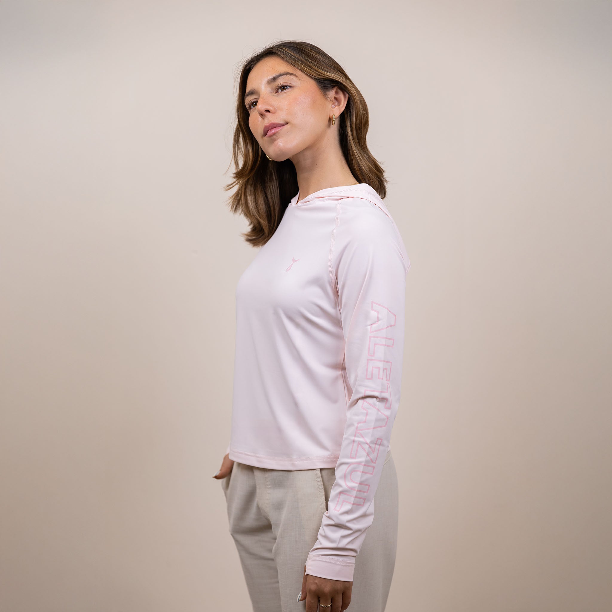 Cropped Hooded Sunshirt