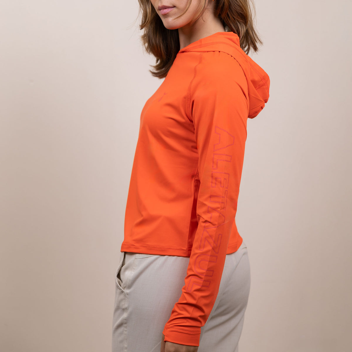 Cropped Hooded Sunshirt