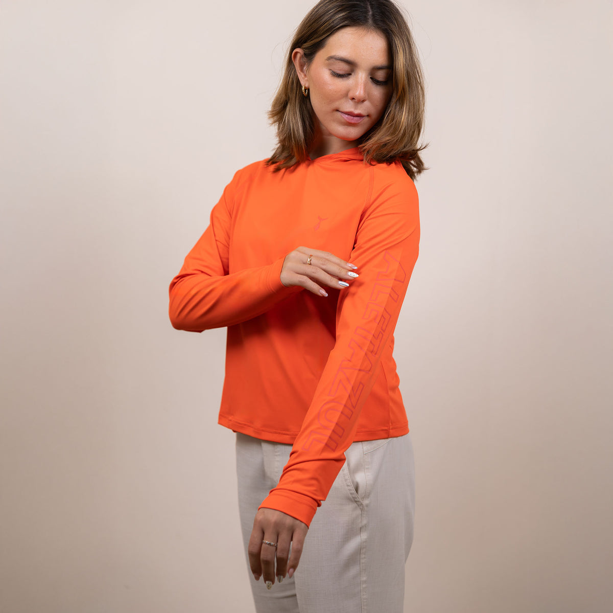 Cropped Hooded Sunshirt