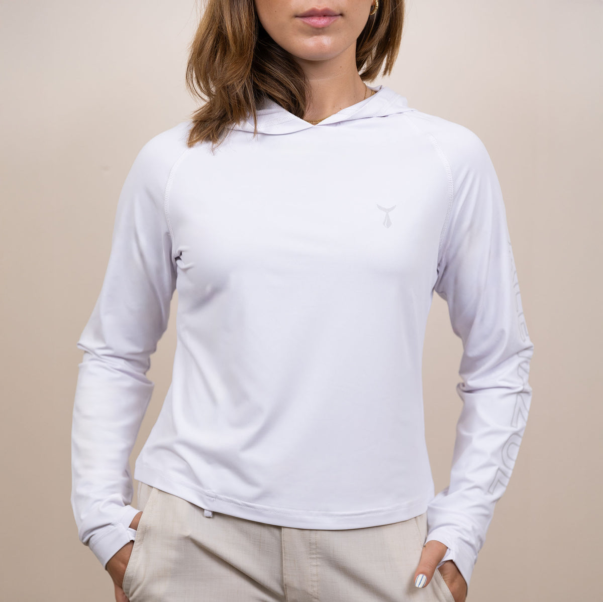 Cropped Hooded Sunshirt