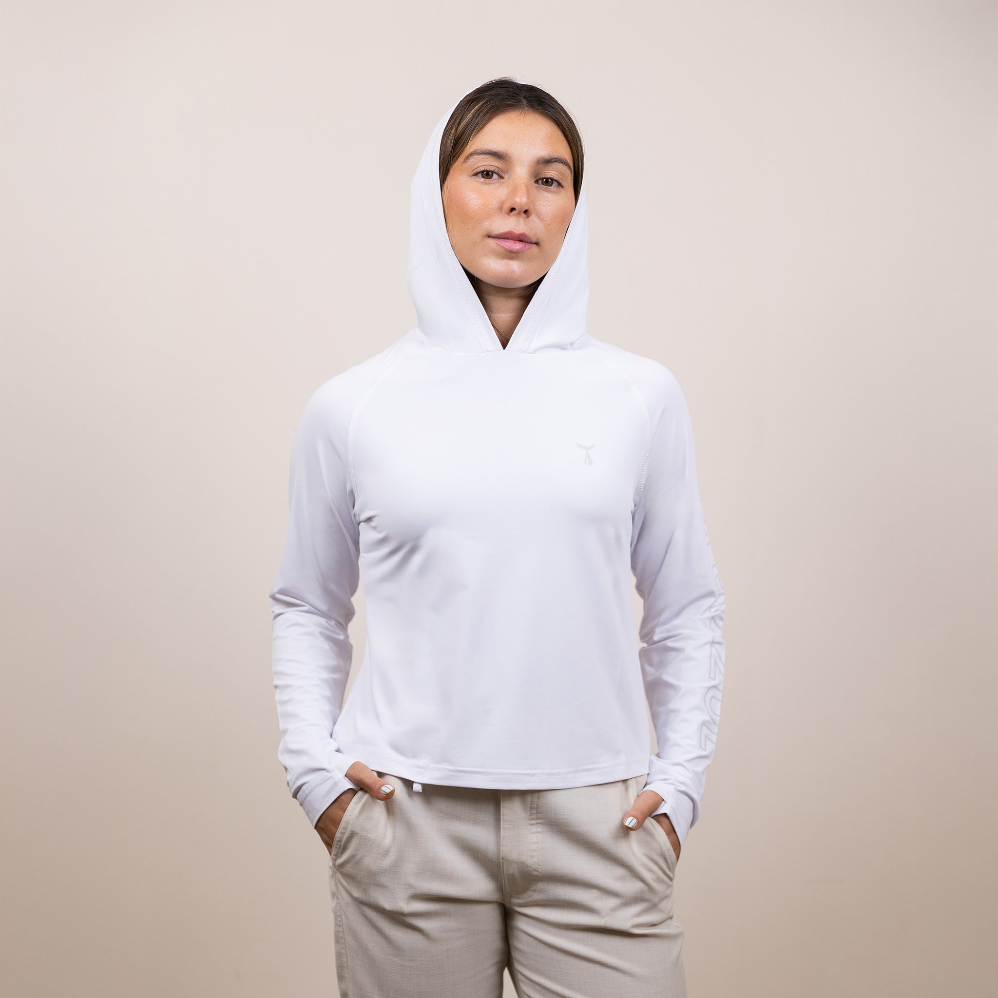 Cropped Hooded Sunshirt
